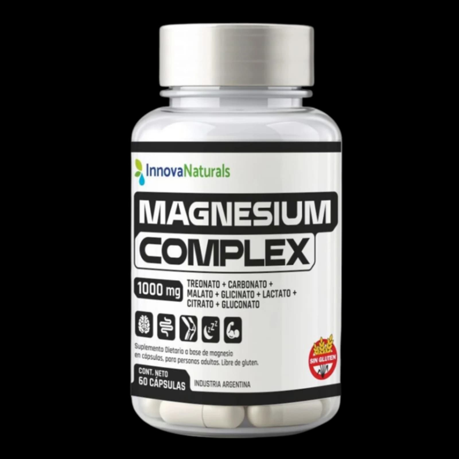 InnovaNaturals Magnesio Complex 7 en 1 – 60 cápsulas — imagen 1