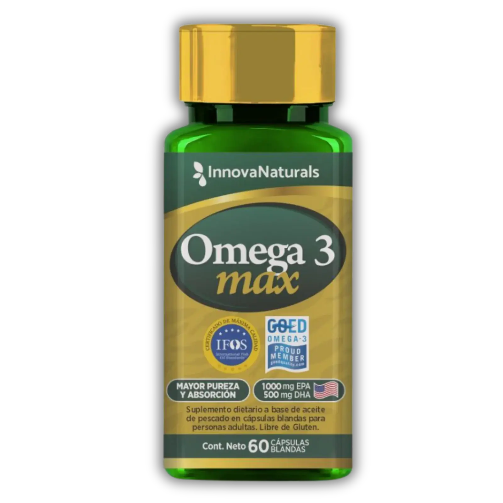 InnovaNaturals Omega 3 Max – 60 cápsulas — imagen 1
