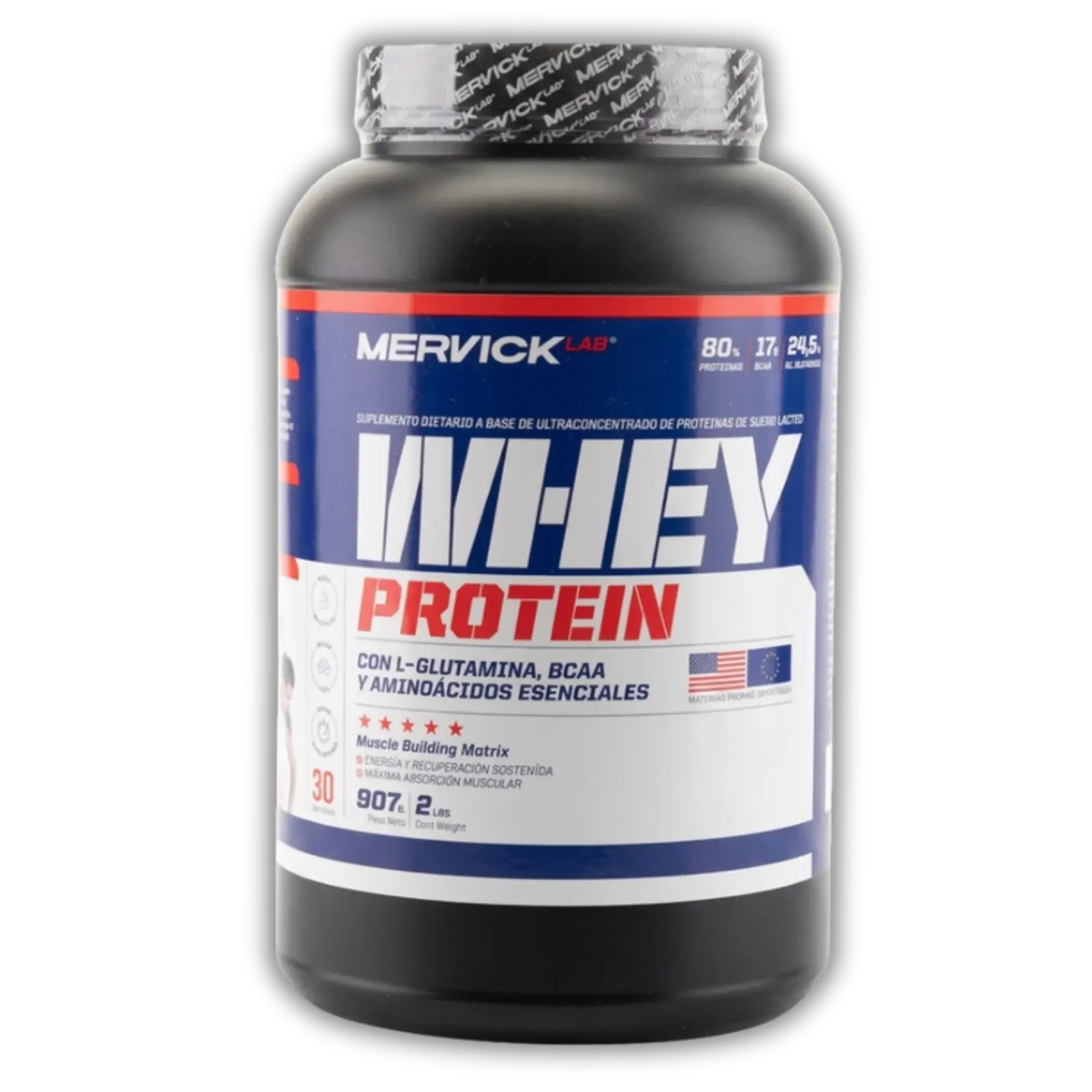 Mervick Whey Protein 2lbs — imagen 1
