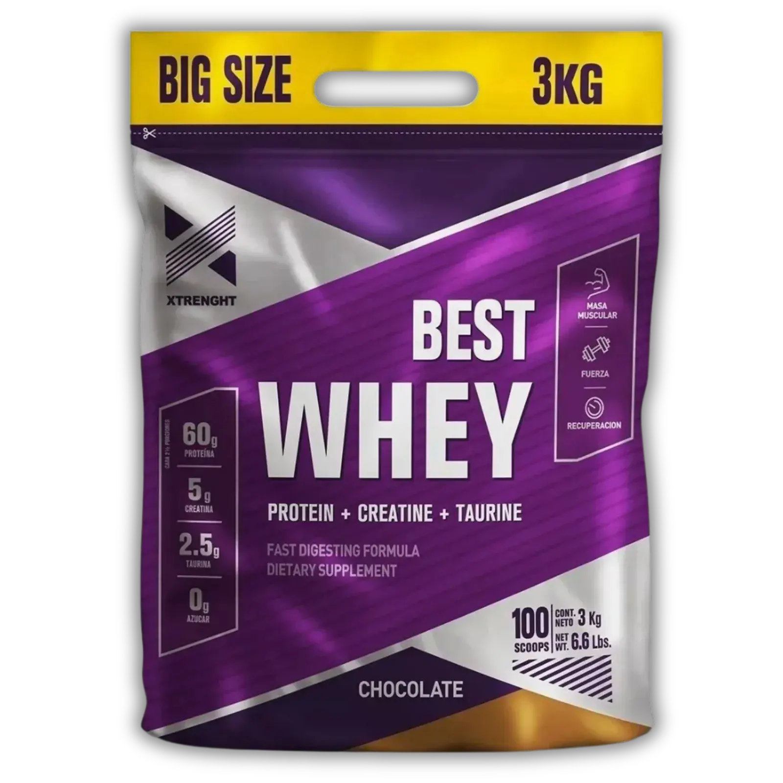 Xtrenght Best Whey Protein 3kg — imagen 1