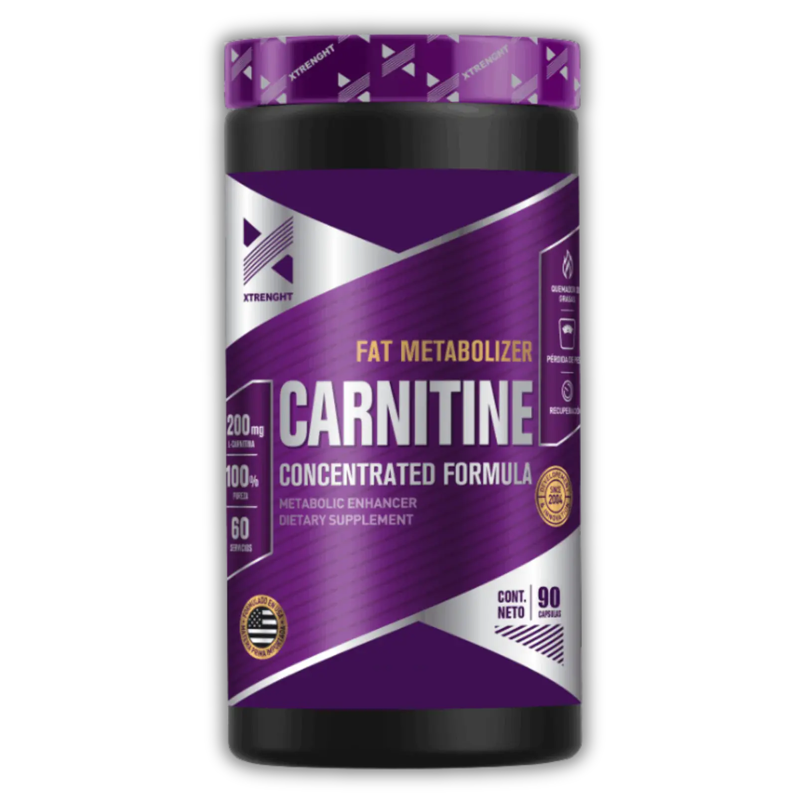 Xtrenght Carnitine – 90 cápsulas — imagen 1