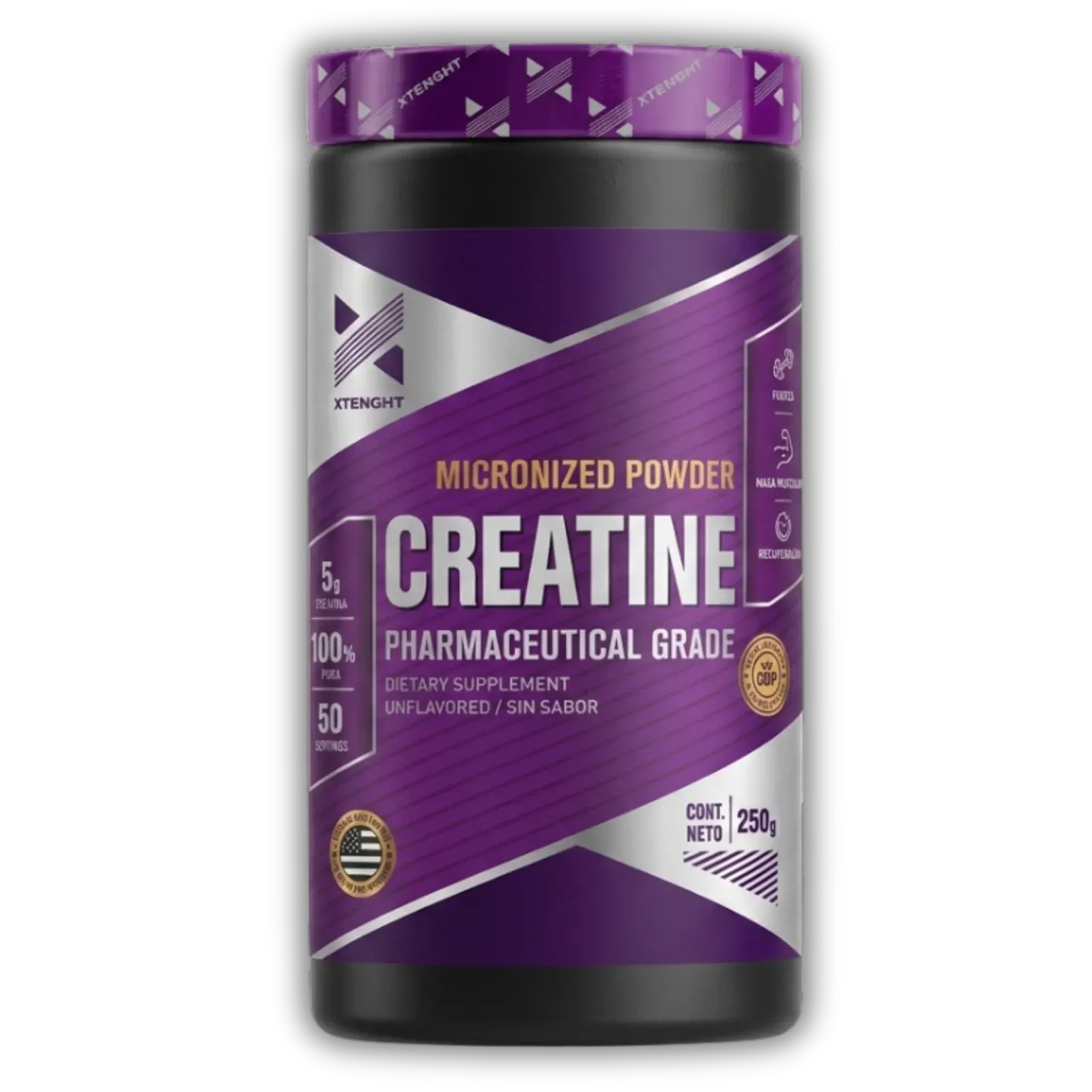 Xtrenght Creatina Monohidrato Micronizada 250g — imagen 1